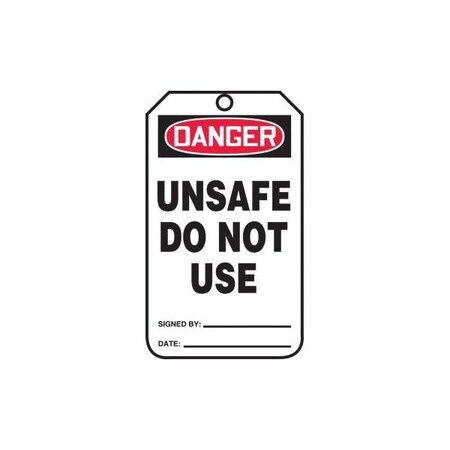 Accuform Adhesive Dura-Poly, 2-1/2 in Width, 0.025 in Height, , 5 PK MDT284PTM